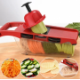Овочерізка - мультислайсер Mandoline Slicer 6 in 1 · Тертка – шатківниця для овочів та фруктів з контейнером