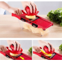 Овочерізка - мультислайсер Mandoline Slicer 6 in 1 · Тертка – шатківниця для овочів та фруктів з контейнером
