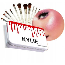 Професійні пензлики для макіяжу Kylie Professional Brush Set 12 шт. ∙ Набір кистей Kylie Professional для очей та обличчя