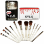 Професійні пензлики для макіяжу Kylie Professional Brush Set 12 шт. ∙ Набір кистей Kylie Professional для очей та обличчя