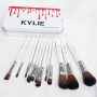 Професійні пензлики для макіяжу Kylie Professional Brush Set 12 шт. ∙ Набір кистей Kylie Professional для очей та обличчя