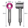 Фен для волосся Leafless Hair Dryer S238-1 для дому та салону ∙ Легкий і іонний фен Leafless Hair Dryer S238-1