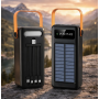 Power Bank SOLAR YM-636CX 80000 mAh з ліхтариком ∙ Портативний акумулятор YM-636C на сонячній батареї