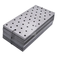 Пластина монтажна перфорована 100x100x2мм. (25шт.)