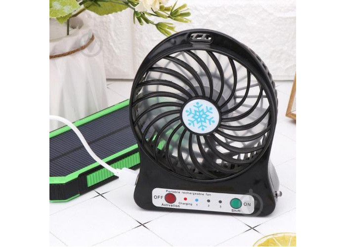 Портативний USB мінівентилятор з акумулятором Portable Mini Fan (настільний)