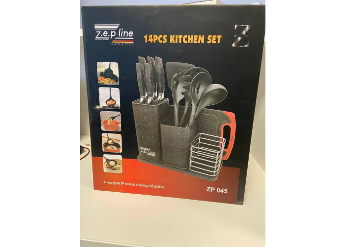 Кухонний набір приладдя 14 предметів Zp045