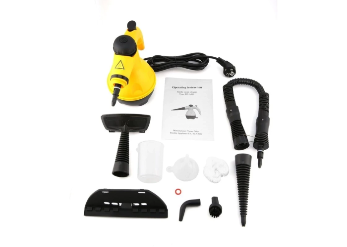 Відпарювач із функцією пароочисника Steam Cleaner DF-A001 (TM-115)/Рожевий відпарювач
