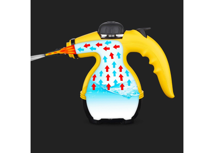 Відпарювач із функцією пароочисника Steam Cleaner DF-A001 (TM-115)/Рожевий відпарювач