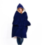 Толстовка плед із капюшоном Huggle Hoodie Синій