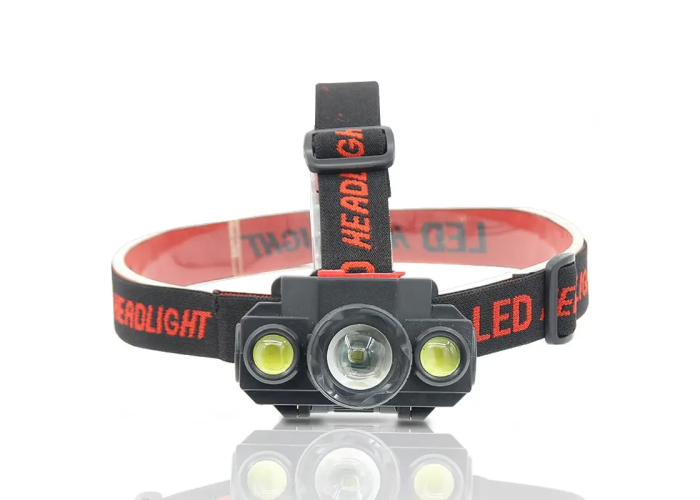 Налобний ліхтар світлодіодний Bailong 1805BL-COB-XPE 18650 ліхтарик на голову, акумуляторний, 4 режими BRW