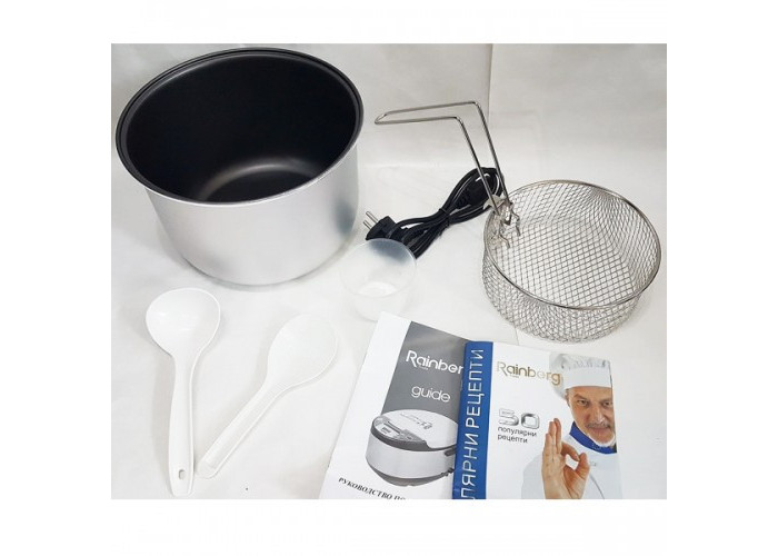 Мультиварка Rainberg Rb-6207 З Фритюрницею, 12 Програм Мультиварка Rainberg Rb-6207 З Фритюрницею, 12 Програм