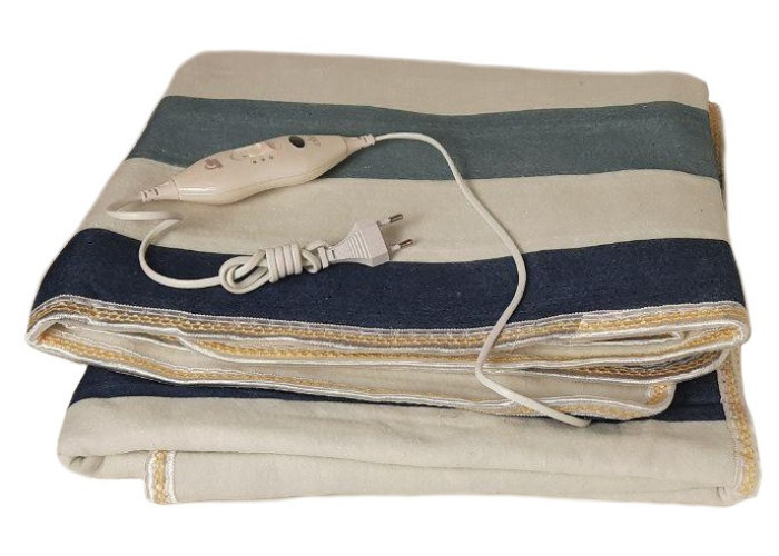 Простирадло електричне Electric Blanket 150х120 см (смуги, Різнобарвні)