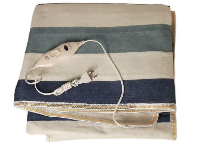 Простирадло електричне Electric Blanket 150х120 см (смуги, Різнобарвні)