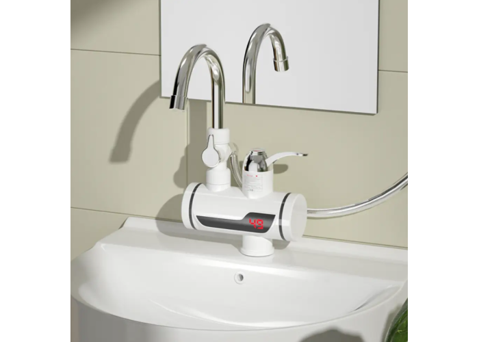 Кран-водонагрівач із душем нижнє під'єднання Instant electric heating water Faucet FT-001