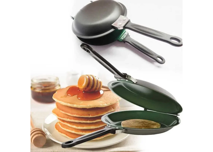 Двостороння сковорода для приготування млинців і панкейків Pancake Maker Двостороння сковорода для приготування млинців і панкейків Pancake Maker