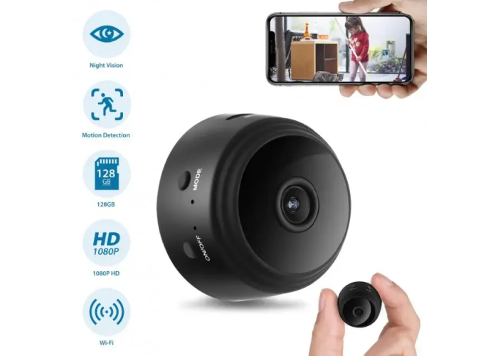 Міні IP-камера A9 Wi-Fi HD (нічне відео) Міні IP-камера A9 Wi-Fi HD (нічне відео)