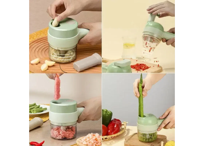 Багатофункціональний ручний електричний подрібнювач для овочів 4 в 1 Food Chopper Catling Багатофункціональний ручний електричний подрібнювач для овочів 4 в 1 Food Chopper Catling