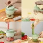 Багатофункціональний ручний електричний подрібнювач для овочів 4 в 1 Food Chopper Catling Багатофункціональний ручний електричний подрібнювач для овочів 4 в 1 Food Chopper Catling