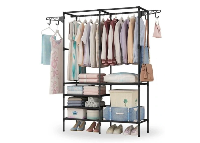Вішак для одягу 86/43/173 Simple Coat Rack Double Row / Вішалка з полицями