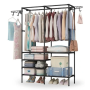 Вішак для одягу 86/43/173 Simple Coat Rack Double Row / Вішалка з полицями