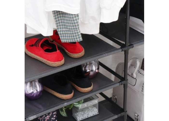 Вішак для одягу 86/43/173 Simple Coat Rack Double Row / Вішалка з полицями