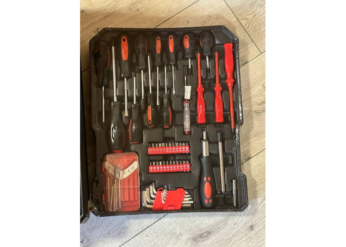 Набір інструменту WMC TOOLS 408 предметів із тріскачкою (у валізі)