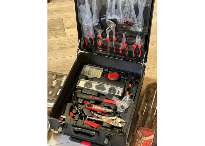 Набір інструменту WMC TOOLS 408 предметів із тріскачкою (у валізі)