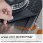 Жиронепроникний папір чорний  ⁇  Тефлонова накладка на газову плиту  ⁇  Захисний папір для плити Жиронепроникний папір чорний  ⁇  Тефлонова накладка на газову плиту  ⁇  Захисний папір для плити