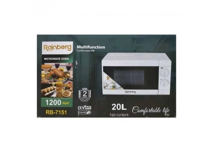 Мікрохвильовка Rainberg RB-7151 1300 ватів. (20 L) Мікрохвильовка Rainberg RB-7151 1300 ватів. (20 L)