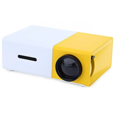 Мультимедійний портативний проєктор UKC YG-300 з динаміком White/Yellow Мультимедійний портативний проєктор UKC YG-300 з динаміком White/Yellow