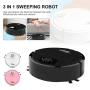 Робот Пилосос Робот 3 в 1 розумний робот-прибиральник для дому SWEEPING ROBOT 521-2345 Чорний