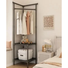 Кутова підлогова вішалка для одягу 180х45х45 см стійка для речей Corner coat rack NO:9603