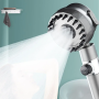 Душова лійка масажна 4в1 Shower Head 360° кнопка вимкнення води, 3 режими, масажні шипи
