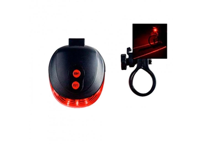 Ліхтарик велосипедний із кріпленням BL-118 BIKE LIGHT+LASER