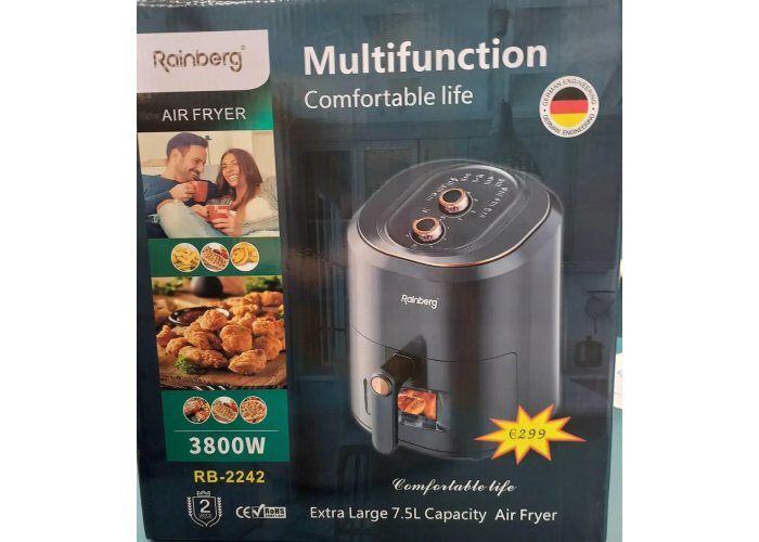 Фритюрниця Rainberg RB-2242 6 л 3800W Фритюрниця Rainberg RB-2242 6 л 3800W