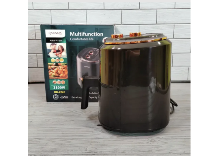 Фритюрниця Rainberg RB-2242 6 л 3800W Фритюрниця Rainberg RB-2242 6 л 3800W