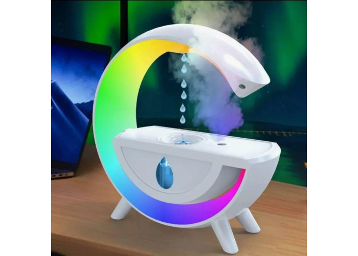 Зволожувач повітря G with water антигравітаційний крапельний ефект WHITE