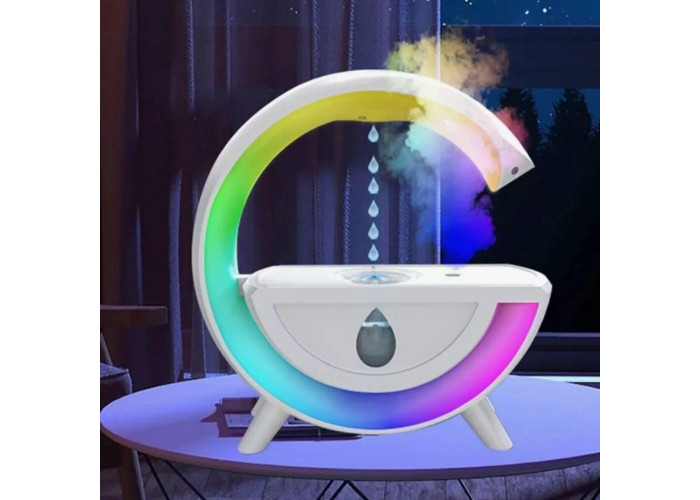 Зволожувач повітря G with water антигравітаційний крапельний ефект WHITE