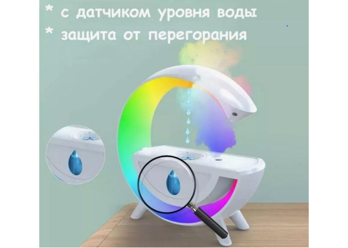 Зволожувач повітря G with water антигравітаційний крапельний ефект WHITE