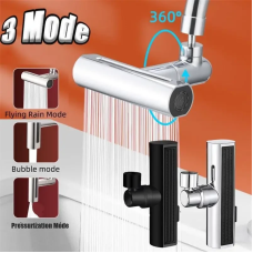 Змішувач для кухні з водоспадом поворотний барботер SHOWER HEAD AND527