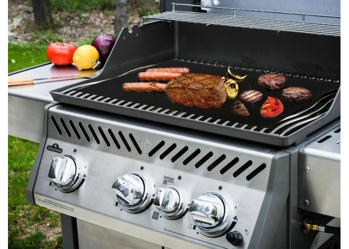 BBQ grill sheet гриль мат портативний антипригарним покриттям 33 Х 40 см для овочів, м'яса, морепродуктів BBQ grill sheet гриль мат портативний антипригарним покриттям 33 Х 40 см для овочів, м'яса, морепродуктів