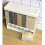 ОРГАЙЗЕР для сипких продуктів Assorted Grain Rice Bucket Диспенсер, з кнопкою дозатором для круп 6 секцій ОРГАЙЗЕР для сипких продуктів Assorted Grain Rice Bucket Диспенсер, з кнопкою дозатором для круп 6 секцій