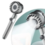 Душова лійка масажна 4в1 Shower Head 360° кнопка вимкнення води, 3 режими, масажні шипи Душова лійка масажна 4в1 Shower Head 360° кнопка вимкнення води, 3 режими, масажні шипи