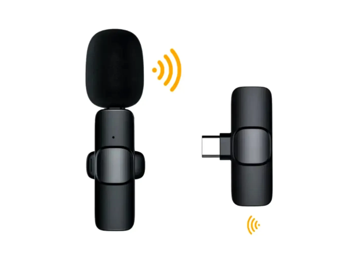 Портативний бездротовий петличний мікрофон AND-1 Type-C, Black