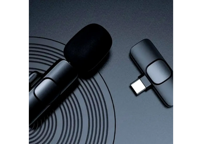 Портативний бездротовий петличний мікрофон AND-1 Type-C, Black
