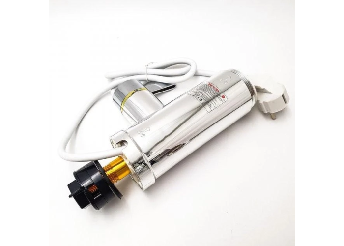 Бойлер Кран з екраном хром.пластик нижнє під'єднання 3.0 кВт RX 011