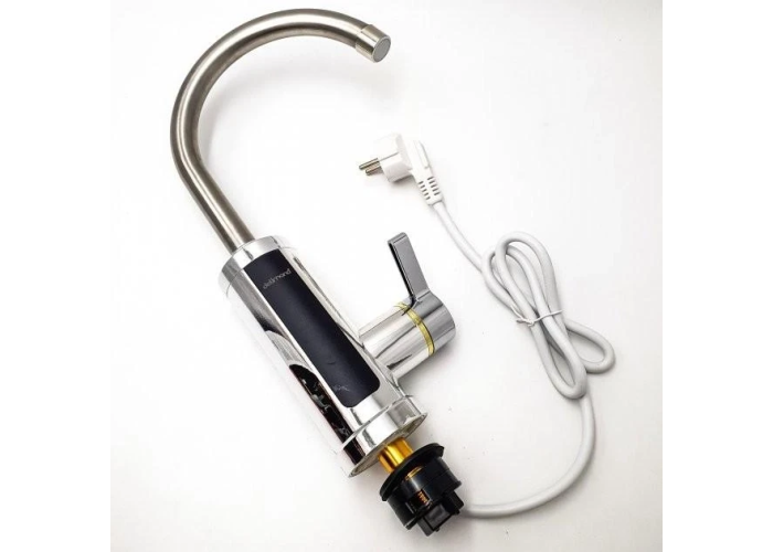 Бойлер Кран з екраном хром.пластик нижнє під'єднання 3.0 кВт RX 011