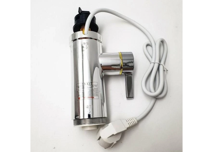 Бойлер Кран з екраном хром.пластик нижнє під'єднання 3.0 кВт RX 011