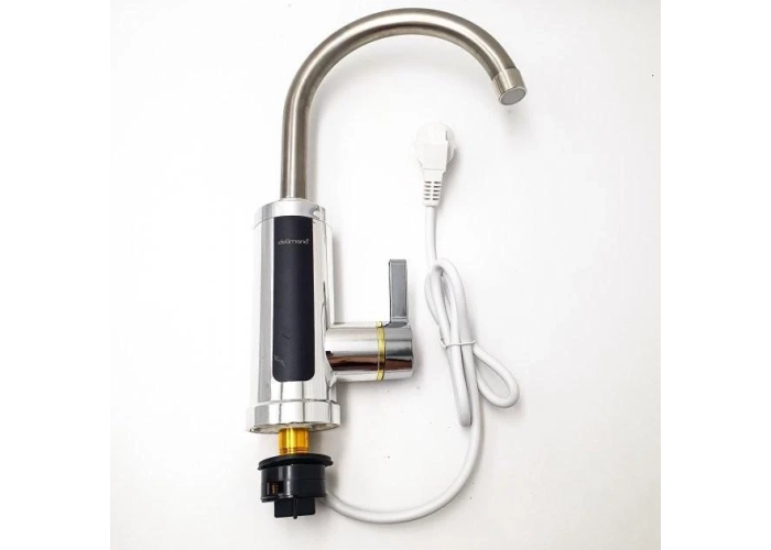 Бойлер Кран з екраном хром.пластик нижнє під'єднання 3.0 кВт RX 011