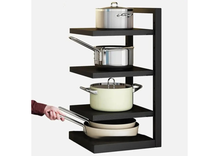Кухонна полиця для зберігання каструль, 3 рівні Kitchen shelf for storing pots/Полиця на кухню для посуду Кухонна полиця для зберігання каструль, 3 рівні Kitchen shelf for storing pots/Полиця на кухню для посуду